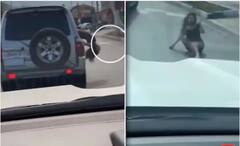 Watch: ਕਾਰ ਦੀ ਖਿੜਕੀ ਖੋਲ੍ਹ ਕੇ ਹਵਾ 'ਚ ਲਹਿਰਾ ਰਹੀ ਸੀ ਕੁੜੀ, ਅਚਾਨਕ ਹੋ ਗਈ ਸ਼ਰਮਿੰਦਾ