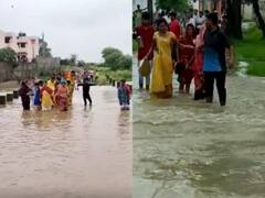 MP Rain: सीहोर में भारी बारिश से नदी-नाले उफान पर, तालाब की पाल फूटने से गांव और खेतों में घुसा पानी