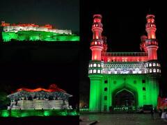 Hyderabad in Tri Colours : త్రివర్ణ పతాక వెలుగుల్లో మెరిసిపోతున్న నగరం | ABP Desam