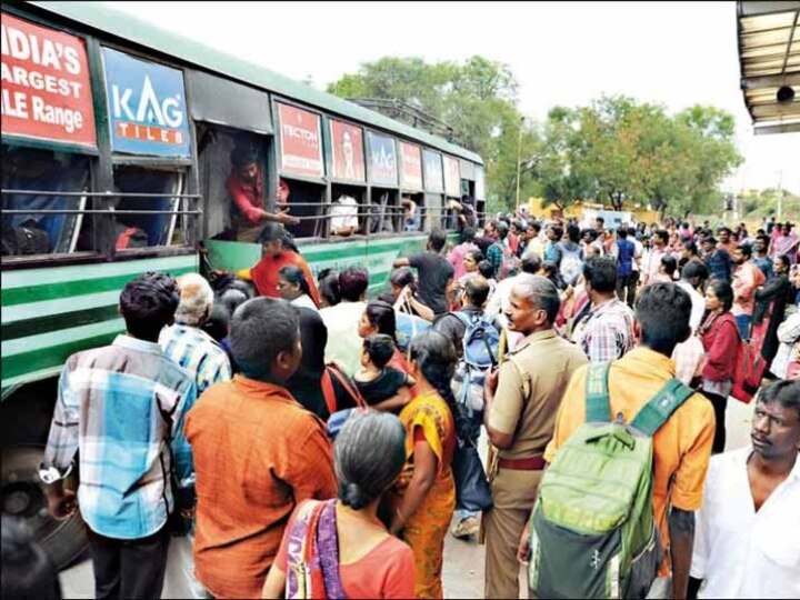 Koyambedu Bustand Rush: மூன்று நாட்கள் தொடர் விடுமுறை...! சொந்த ஊர் செல்ல கோயம்பேட்டில் அலைமோதும் கூட்டம்..!