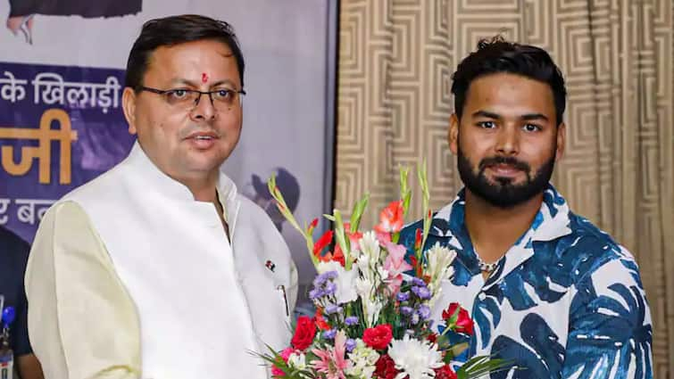 CM PS Dhami honored cricketer Rishabh Pant as Uttarakhand brand ambassador, know details Uttarakhand Brand Ambassador: উত্তরাখণ্ডের ব্র্যান্ড অ্যাম্বাসাডর হলেন ঋষভ পন্থ