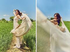 Ananya Panday Pics: अनन्या पांडे को आई DDLJ की याद, खेतों में टुप्पटा लहराकर लूटी मफहिल