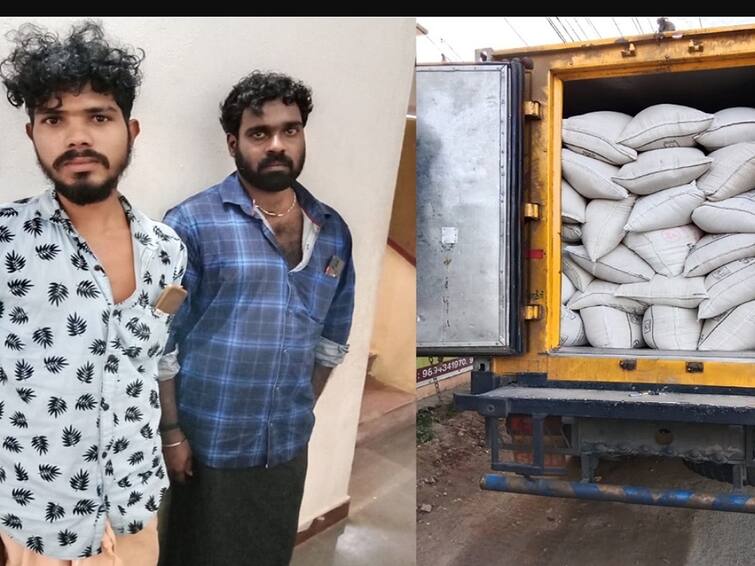 Kanyakumari district Smuggling of ration rice continues 8 tonnes of ration rice seized by police Ration rice Smuggling: குமரியில் தொடரும் ரேசன் அரிசி கடத்தல் - போலீசார் சோதனையில் சிக்கிய 8 டன் ரேசன் அரிசி