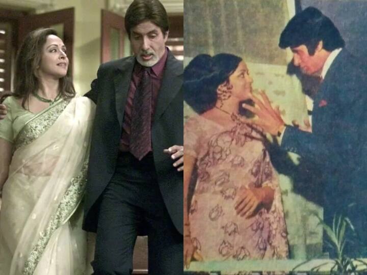 सत्ते पे सत्ता' और 'नसीब जैसी फिल्मों में हेमा मालिनी (Hema Malini) और अमिताभ बच्चन (Amitabh Bachchan) के भी रोमांटिक किरदार को लोगों ने काफी पसंद किया था. वहीं फिल्म गहरी चाल में दोनों कभी भाई बहन भी बन चुके हैं.