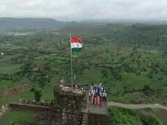 Drone Photo: ऐतिहासिक स्थळांवर फडकतोय राष्ट्रध्वज