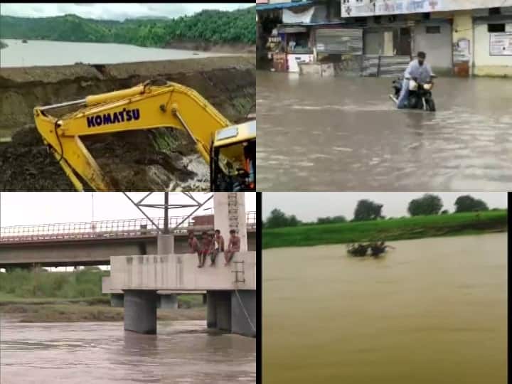 In many parts of the country, many villages were evacuated due to the leakage of the dam in the flood due to the floods.
