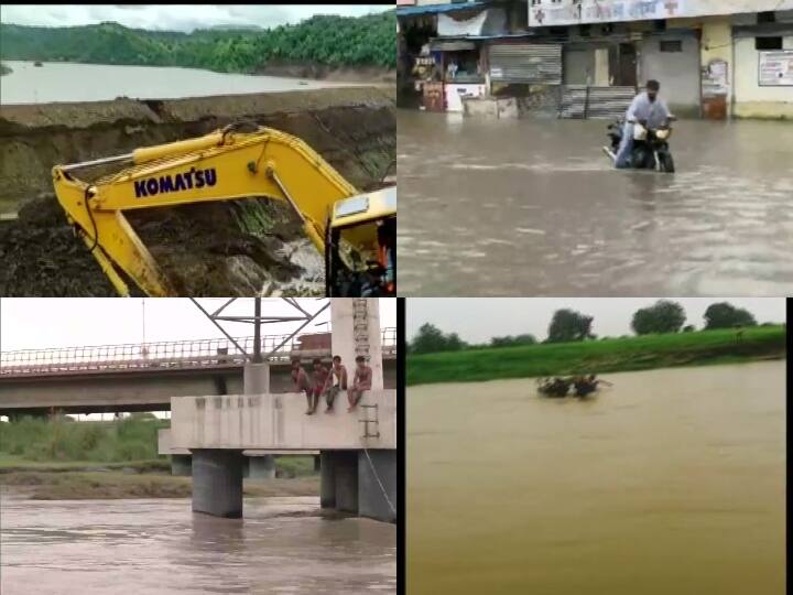 India Weather Forecast Heavy Rainfall Yamuna Flood Warning Delhi Rain Leakage in Karam Dam in Dhar Flood: देश में बारिश बाढ़ से आफत, धार में बांध का रिसाव होने से खाली कराए गए कई गांव, दिल्ली में यमुना भी उफान पर