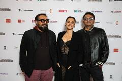 Taapsee Pannu Strikes A Pose With Makers Of 'Dobaaraa' At Melbourne Film Festival, See PICS