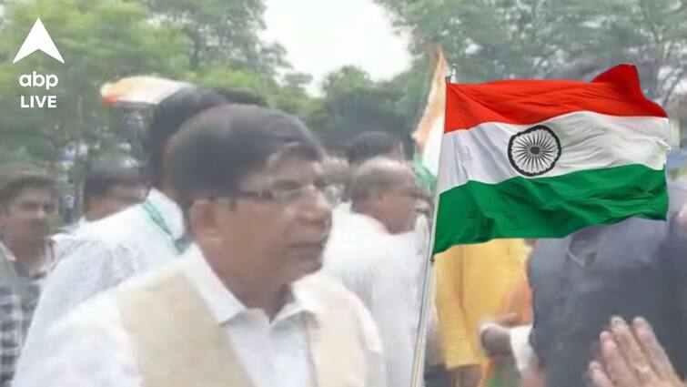 BJP MP Subhas Sarkar claimed stopped from hoisting national flag in medinipore central jail controversy erupts BJP :  মেদিনীপুর কেন্দ্রীয় সংশোধনাগারে জাতীয় পতাকা লাগানোয় বাধা দেওয়ার অভিযোগ সুভাষ সরকারের