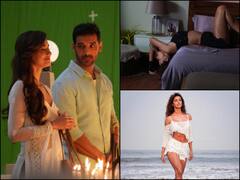 Ek Villain Returns: कभी बिस्तर पर लेटकर तो कभी समंदर के किनारे, दिशा पाटनी ने जॉन अब्राहम संग दिए एक से बढ़कर एक पोज, देखें फोटोज