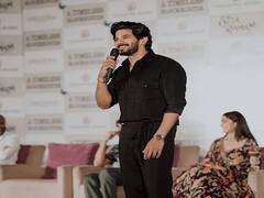 Dulquer Salmaan: க்ளாசிக் ப்ளாக் உடையில் சீதா ராமம் நாயகன்!