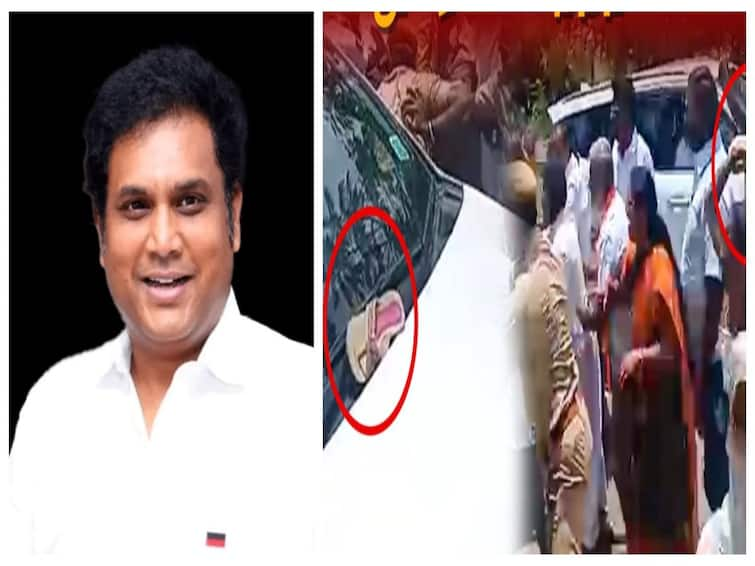 TRB Raja condemns attack on minister ptr palanivel thiagarajan car shoes thrown TRB Raja: 'அன்றே சொன்னார் கலைஞர்!தொண்டர்கள் கையில் எடுப்பார்கள்' - காலணி வீச்சுக்கு கொதித்த டிஆர்பி ராஜா!