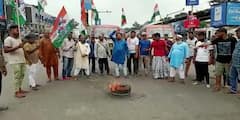 Asansol Agitation: 'সিবিআইকে রাজনৈতিক স্বার্থে ব্যবহার করছে বিজেপি', আসানসোলে টায়ার জ্বালিয়ে বিক্ষোভ