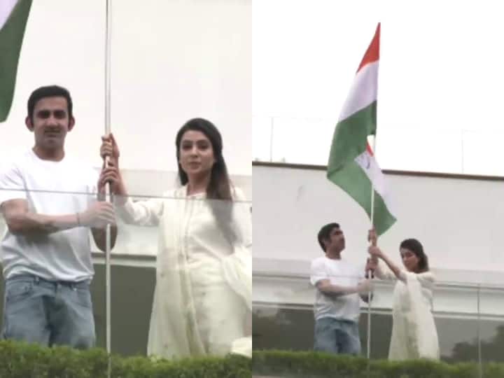 BJP MP Gautam Gambhir hoisted the tricolor at home, asked questions to Akhilesh Yadav and Owaisi