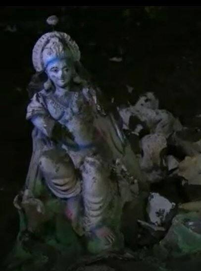 मूर्ती विरघळल्यानं लाखो रुपयांचा फटका