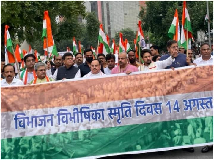 BJP holds silent march on the occasion of Partition Horrors Remembrance Day Partition Horrors Remembrance Day: बीजेपी ने मनाया 'विभाजन विभीषिका स्मृति दिवस', देश भर में मौन मार्च का किया आयोजन