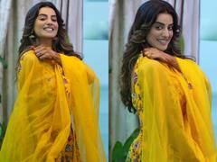 Akshara Singh Desi Look: येलो लहंगे में बेहद खूबसूरत लगीं भोजपुरी एक्ट्रेस अक्षरा सिंह, कहा- 'नजरों से कह दो निशाना चूक ना जाए'