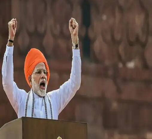 फोटो: इस साल के स्वतंत्रता दिवस पर प्रधानमंत्री मोदी का खास फेटा, 9 साल में मोदी का लुक