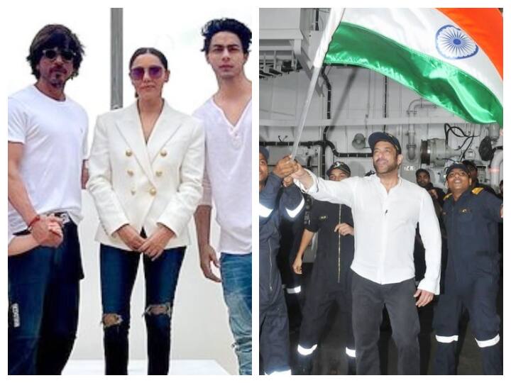 75th Independence Day, 15th August Celebration in bollywood celebrities Shah Rukh Khan salman Khan Ajay Devgn Abhishek bachchan Independence Day Wishes: बॉलीवुड में भी स्वतंत्रता दिवस का जश्न जारी, शाहरुख-सलमान समेत इन स्टार्स ने खास अंदाज में दी बधाई