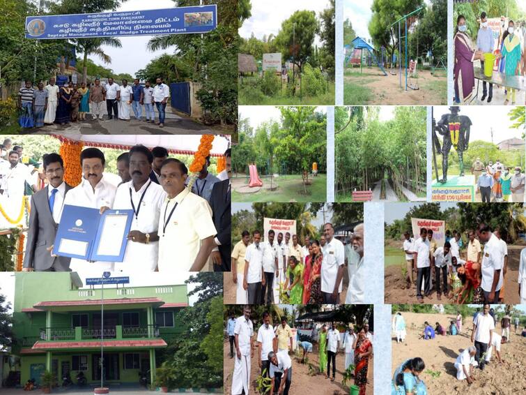 75th Independence Day 2022 chengalpattu karunguzhi   town panchayat won first prize வார்டு வாரியாக வாட்ஸ்அப் குழு.. கசடு மேலாண்மை.. திடக்கழிவு மேலாண்மை.. நம்பர் ஒன்னாக அசத்திய கருங்குழியின் கதை..!