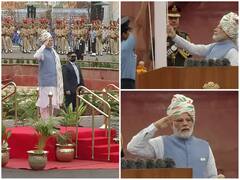 Independence Day 2022: ਲਾਲ ਕਿਲੇ ਤੋਂ PM ਨਰੇਂਦਰ ਮੋਦੀ ਨੇ 9ਵੀਂ ਵਾਰ ਲਹਿਰਾਇਆ ਤਿਰੰਗਾ, ਦੇਖੋ ਤਸਵੀਰਾਂ