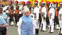 Independence Day 2022: PM Hoists The National Flag After Inspecting Guard of Honour At Red Fort | SEE PICS