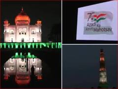 Independence Day 2022: ਸੁਤੰਤਰਤਾ ਦਿਵਸ ਦੀ ਪੂਰਵ ਸੰਧਿਆ 'ਤੇ ਤਿਰੰਗੇ ਦੀ ਰੋਸ਼ਨੀ ਨਾਲ ਚਮਕਿਆ ਰਾਸ਼ਟਰੀ ਸਮਾਰਕ, ਵੇਖੋ ਤਸਵੀਰਾਂ