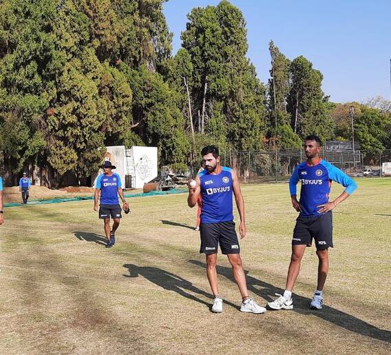 भारतीय संघाचा झिम्बाब्वेत कसून सराव