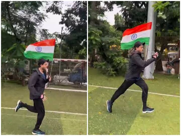 At the age of 65, Anil Kapoor ran with the tricolor in his hands, the fans gave this reaction Independence Day Celebration: 65 साल की उम्र में हाथों में तिरंगा ले अनिल कपूर ने लगाई दौड़, फैंस ने दिया ये रिएक्शन