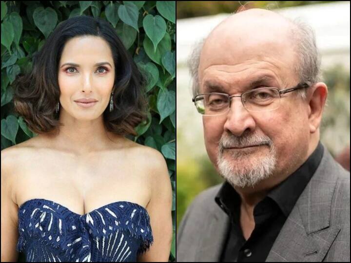 Ex Wife Padma Lakshmi Statement On Salman Rushdie Health Padma Lakshmi On Salman Rushdie: सलमान रुश्दी पर हमले के 2 दिन बाद एक्स वाइफ पद्मा का आया रिएक्शन, जानें क्या कुछ कहा है