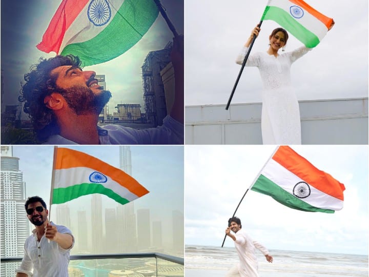 As India celebrates it's 76th Independence Day on August 15, celebrities from all corners, infused with the patriotic fervour,  took to their social media handles to extend wishes to their fans.