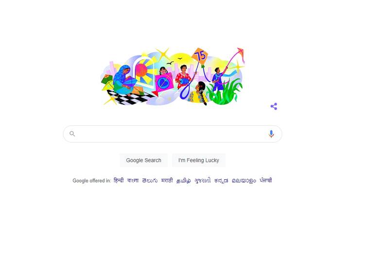 Independence Day 2022: Google Doodle Celebrates India's Culture Independence Day 2022: Google એ પણ મનાવ્યો દેશની આઝાદીનો જશ્ન, ડૂડલ બનાવી ભારતની સંસ્કૃતિ દર્શાવી