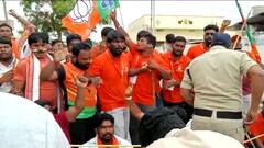 Bandi Sanjay Padayatra: దేవరుప్పల గ్రామంలోని పాదయాత్రలో బీజేపీ, టీఆర్ఎస్ నాయకుల మధ్య తీవ్ర ఉద్రిక్తత
