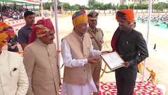 In Pics: भरतपुर में धूमधाम से मनाया गया स्वतंत्रता दिवस, पर्यटन मंत्री विश्वेंद्र सिंह नेक काम करने वालों को किया सम्मानित, देखें तस्वीरें