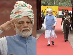 Independence Day 2022: PM Modi Picks Tricolour Motif Turban Encapsulating Har Ghar Tiranga Spirit | IN PICS