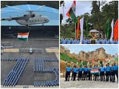 आजादी की जश्न में डूबा देश, भारतीय सेना, नौसेना, वायुसेना मना रहा स्वतंत्रता की 75वीं वर्षगांठ, देखें Photos