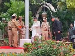 Independence Day 2022: बलसागर भारत होवो! राज्यपाल भगतसिंह कोशारी यांच्या हस्ते पुण्यात पार पडलं ध्वजारोहण