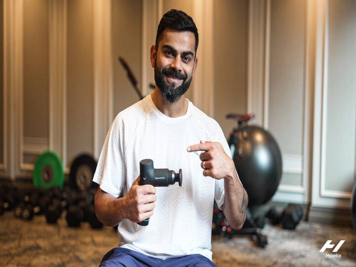 Virat Kohli backed Hyperice Hypervolt Go 2 Launched: Price, Availability And Features Hyperice Hypervolt GO : விராட் கோலி அறிமுகப்படுத்திய புதிய மசாஜ் கேட்ஜெட் ! என்னென்ன வசதிகள் இருக்கு ? விலை எவ்வளவு?