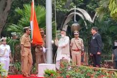 Independence Day 2022: बलसागर भारत होवो! राज्यपाल भगतसिंह कोशारी यांच्या हस्ते पुण्यात पार पडलं ध्वजारोहण