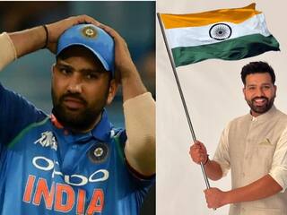Rohit Sharma trolled independence day wishes photoshoped picture tiranga team india Rohit Sharma: સ્વતંત્રતા દિવસની શુભેચ્છા આપતાં રોહિત શર્મા આ મુદ્દે ફસાઈ ગયો, ટ્વિટર પર થયો ટ્રોલ