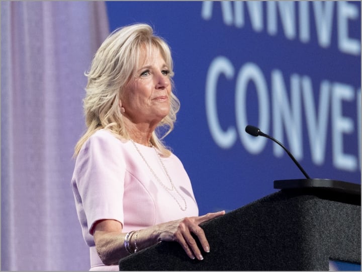 White House First Lady Jill Biden Tests Positive For Covid-19 With Mild Symptoms