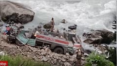 J&K: ITBP's bus full of soldiers fell from a cliff | ABP News