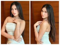 Jannat Zubair Pics: શાઈનિંગ વ્હાઈટ ડ્રેસમાં જન્નત ઝુબૈરે ફરી ચલાવ્યો હુશ્નનો જાદુ, ફોટો જોઈ ફેન્સ થયા દિવાના