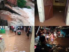 In Pics: तेज बारिश से बूंदी में बिगड़े हालात, घरों में भरा पानी, नदी-नाले उफान पर