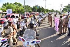 திருச்சியில் போதை பொருட்களுக்கு எதிராக போலீசார் விழிப்புணர்வு பேரணி