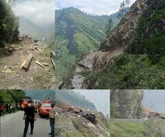 Rudraprayag में लैंडस्लाइड जोन के बीच लोग जान जोखिम में डालकर कर रहे सफर..देखिए