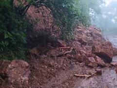Panhala Landslide : पन्हाळगड-पावनगड मार्गावर पुन्हा भूस्खलन, चार दिवसांत दुसरी घटना  