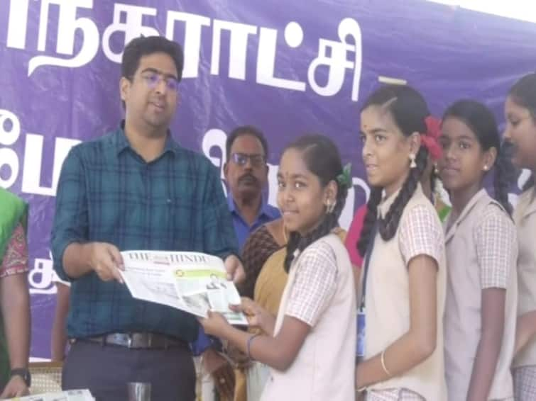 Nellai Collector started a new program in government schools to develop language skills TNN மொழித்திறனை வளர்க்க  அரசு பள்ளிகளில் புதிய திட்டம் - நெல்லை ஆட்சியர் தொடங்கி வைத்தார்