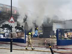 Massive Fire Breaks Out Under Railway Arches In London's Southwark. Watch Video