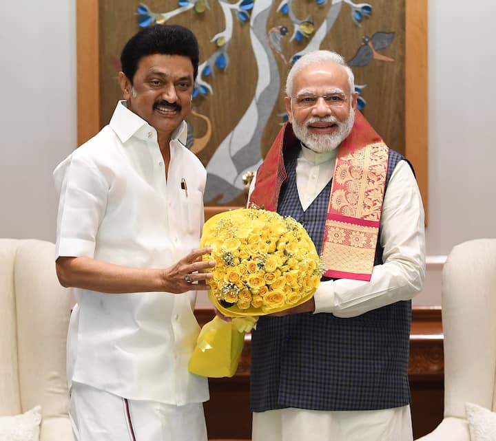 TN CM met PM Modi and discussed key issues pertaining to the development of Tamil Nadu. (Image: Twitter/Tamil Nadu CMO)